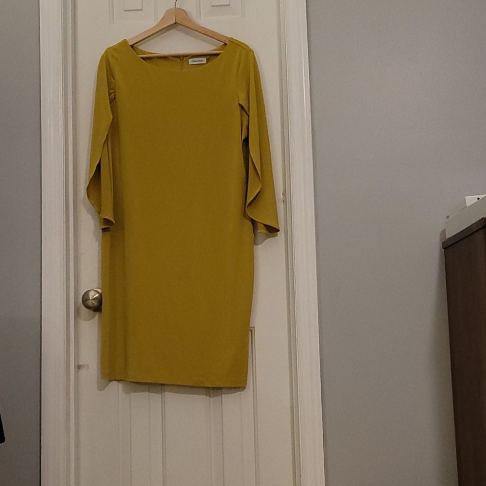 Work to Date Night dress with open 3/4 sleeves